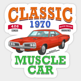 Classic Muscle Car Garage Racing Hot Rod Novelty Gift Sticker